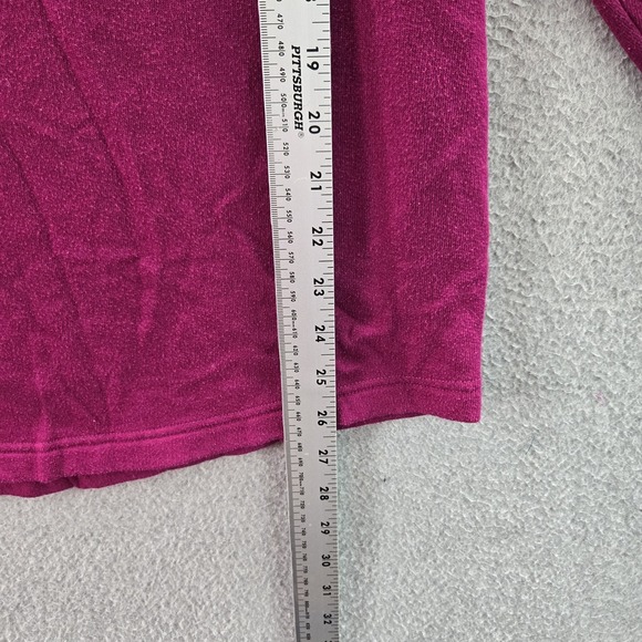 Victoria's Secret PINK Women Sweatshirt M Magenta LOVE Coquettecore Logo - Picture 5 of 9